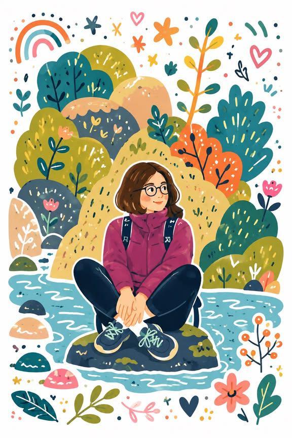 装饰性民间扁平插画风格转换