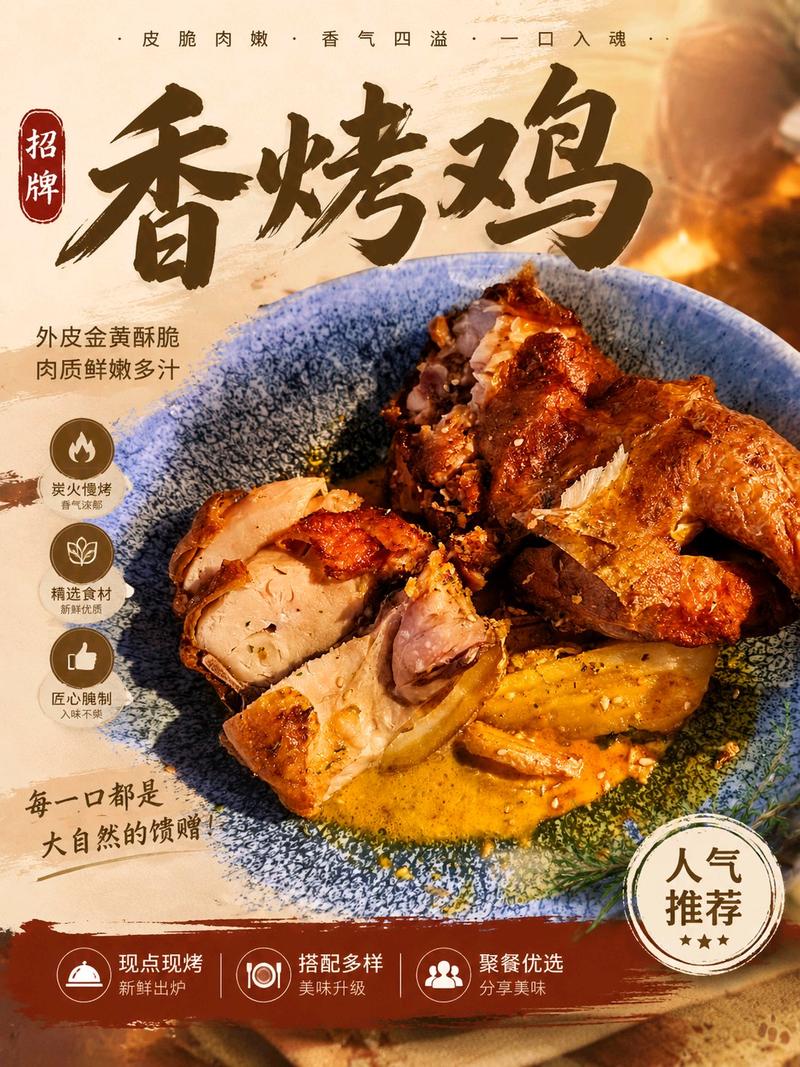 美食宣传海报