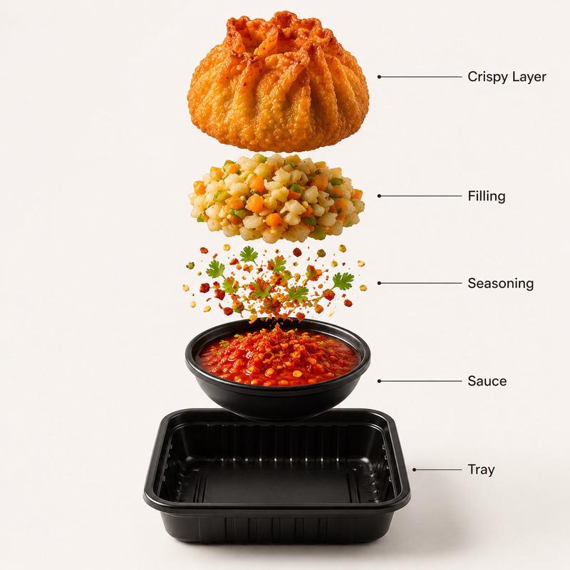 街头美食摄影与信息图设计