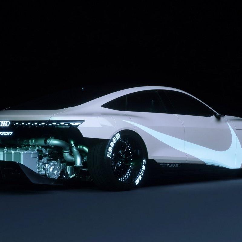 未来感 Audi Tron 概念轿跑