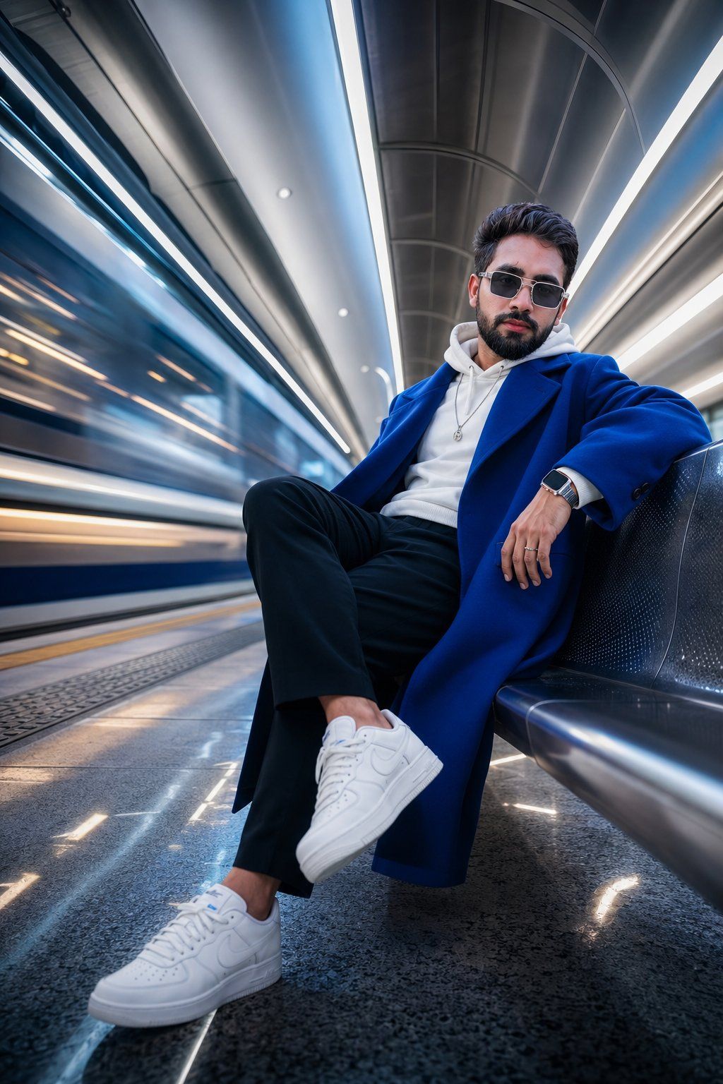 Futuristic Metro Station Fashion Shoot
