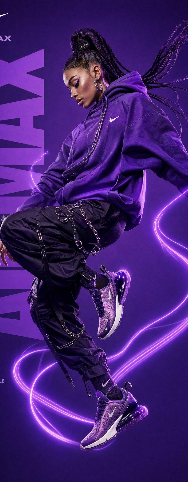 未来感 Nike 运动服饰广告企划