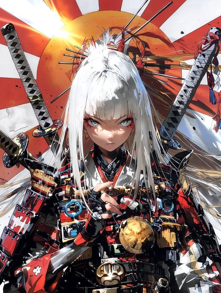 未来感武士动漫艺术
