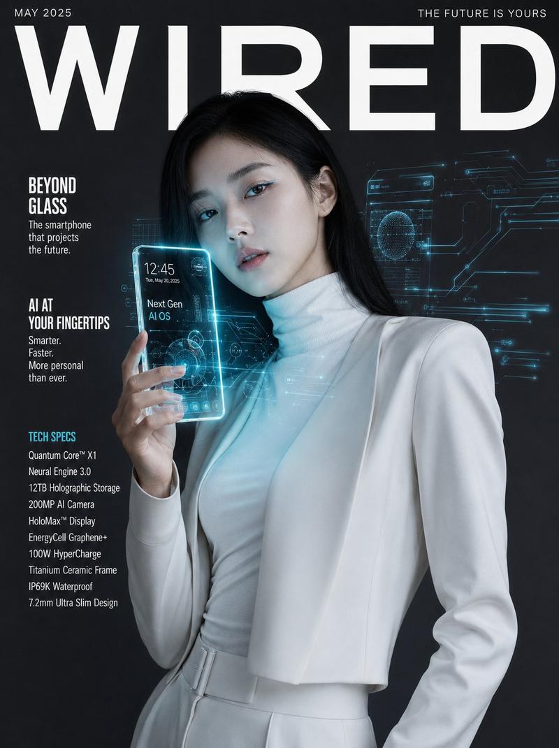 超写实科技杂志封面