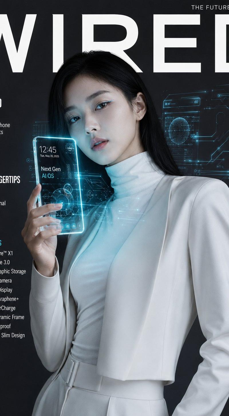 超写实科技杂志封面