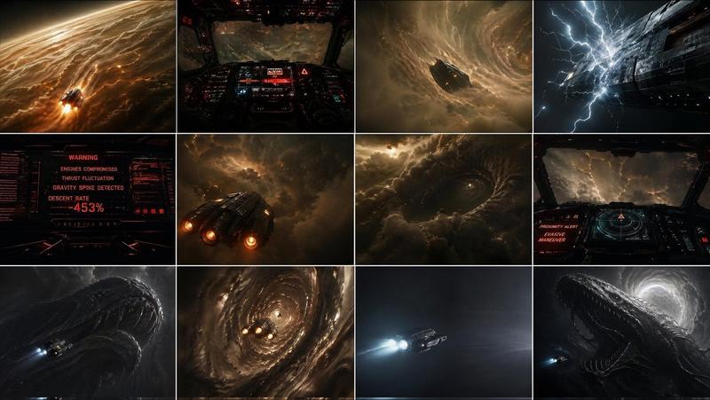 气态巨行星降落分镜脚本