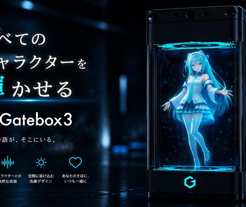 Gatebox3 全息设备广告