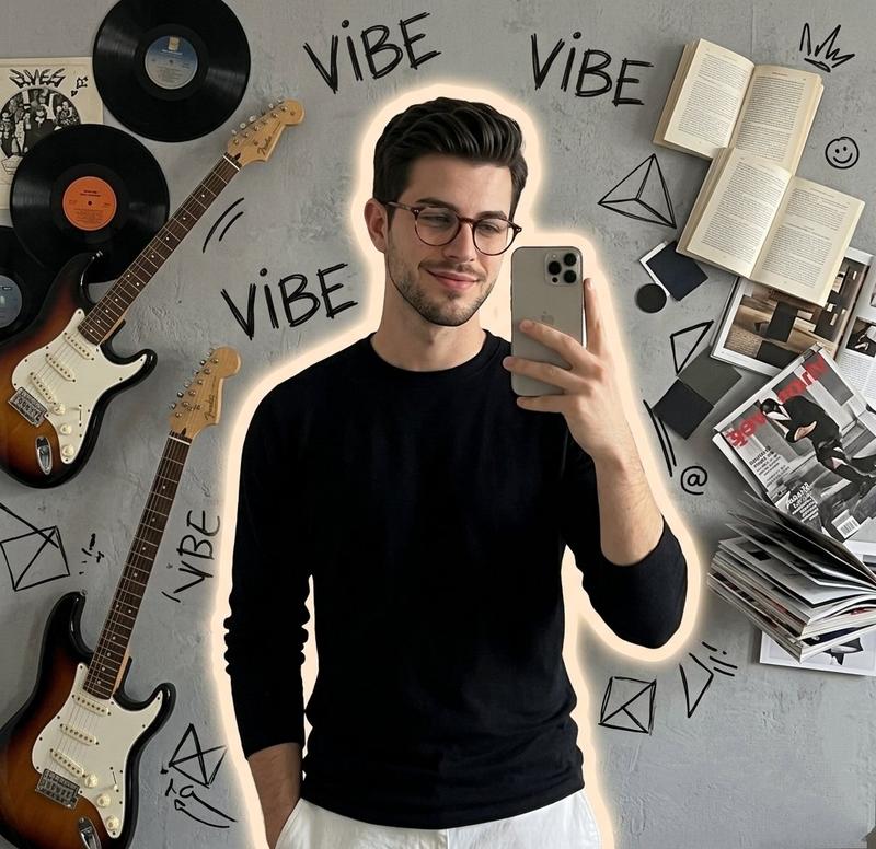Gen Z Mirror Selfie Collage