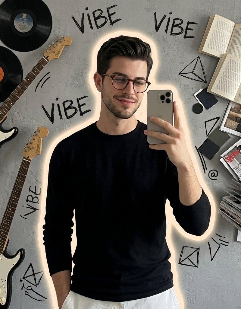 Gen Z Mirror Selfie Collage