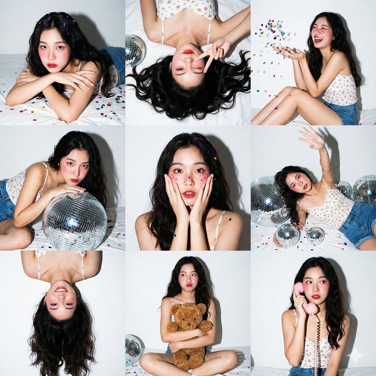 Gen Z Party Photo Collage