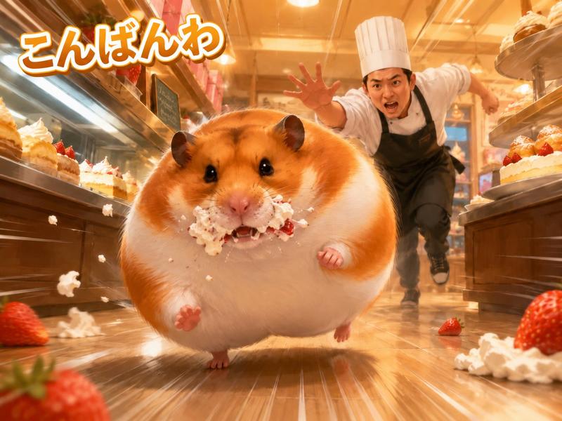 巨型仓鼠烘焙店大追捕