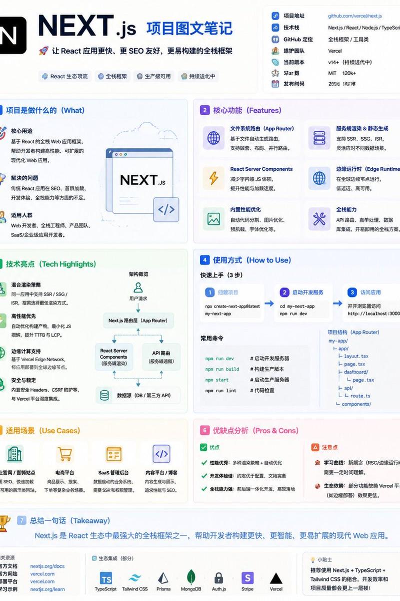 GitHub 项目信息图海报