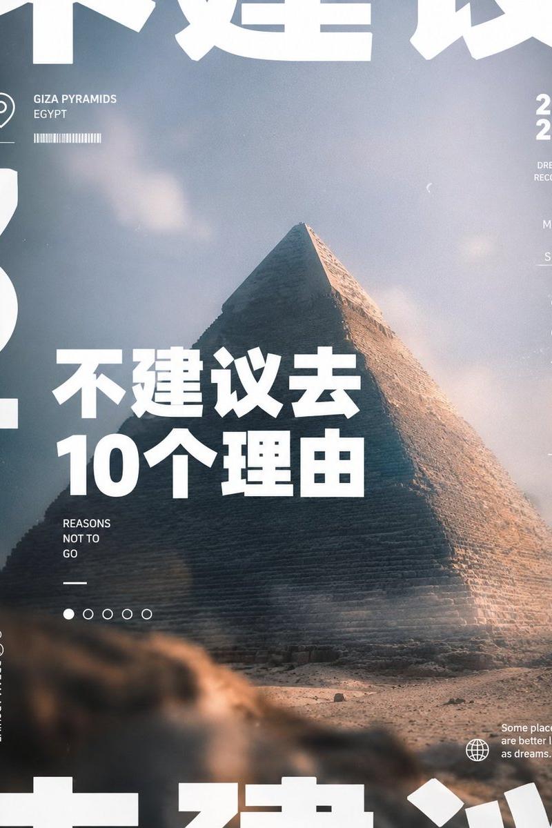 金字塔旅行封面海报