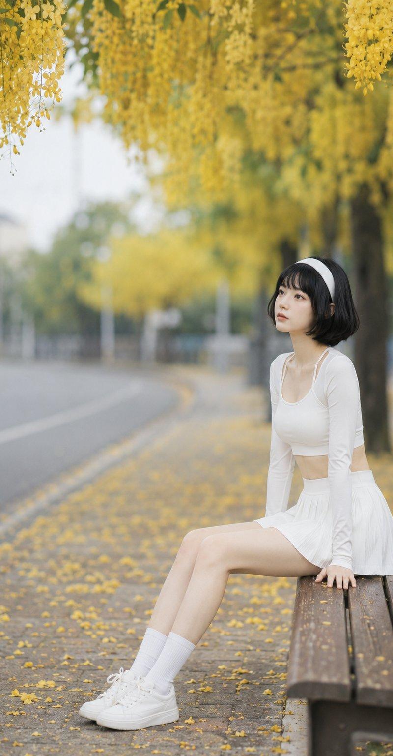 腊肠树大道人像