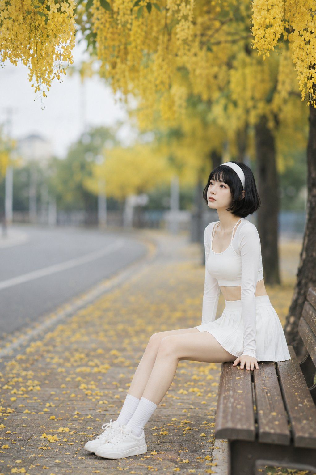 腊肠树大道人像