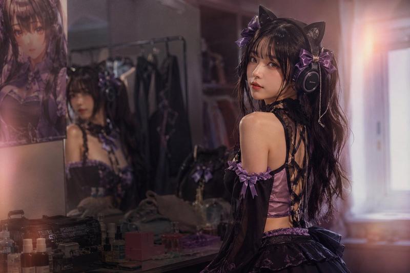 哥特猫娘 Cosplay 试衣间