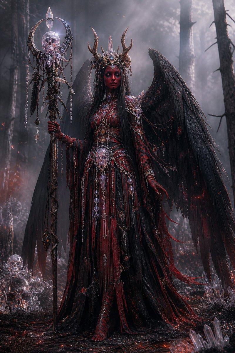 Gothic Fallen Angel Queen