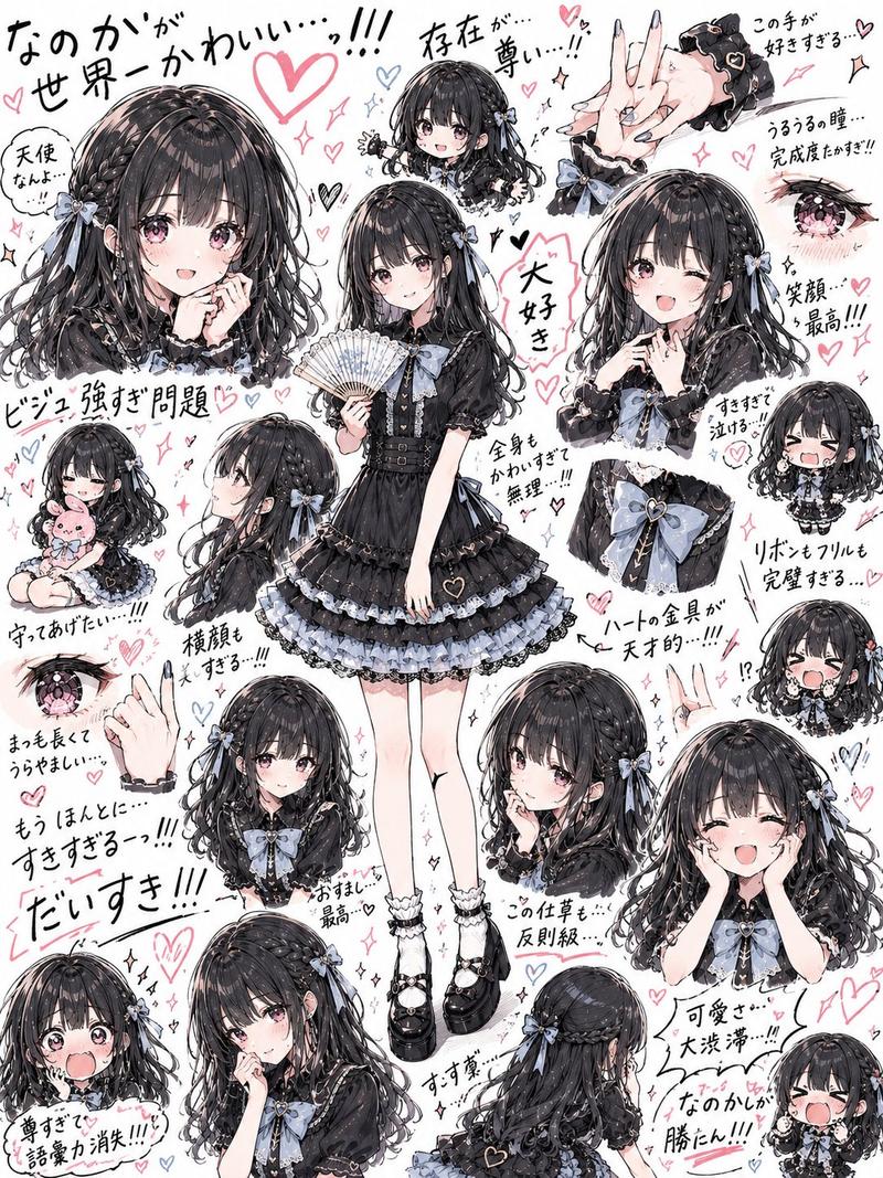 Gothic Lolita Fan Character Sheet