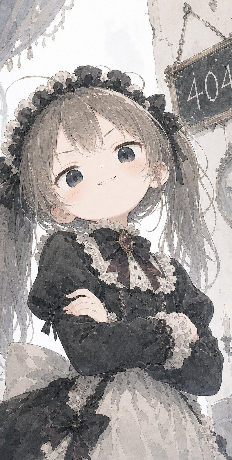 傲娇哥特女仆 404 肖像