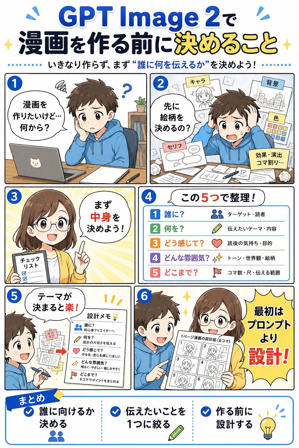 GPT Image 2 Manga Planning Infographic