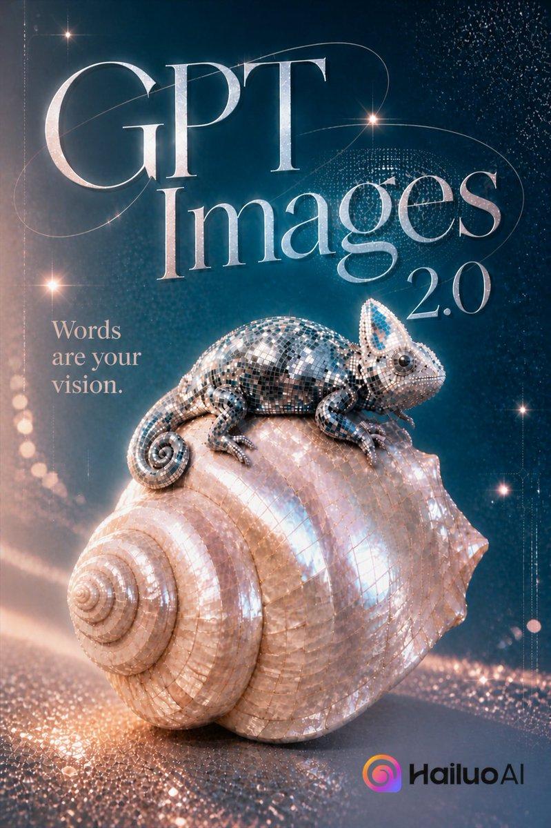 GPT Images 2.0 Chameleon Poster