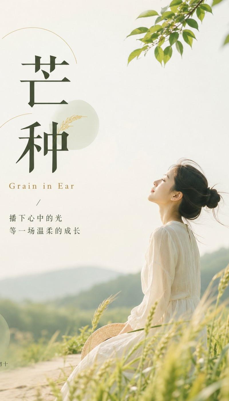 芒种节气海报