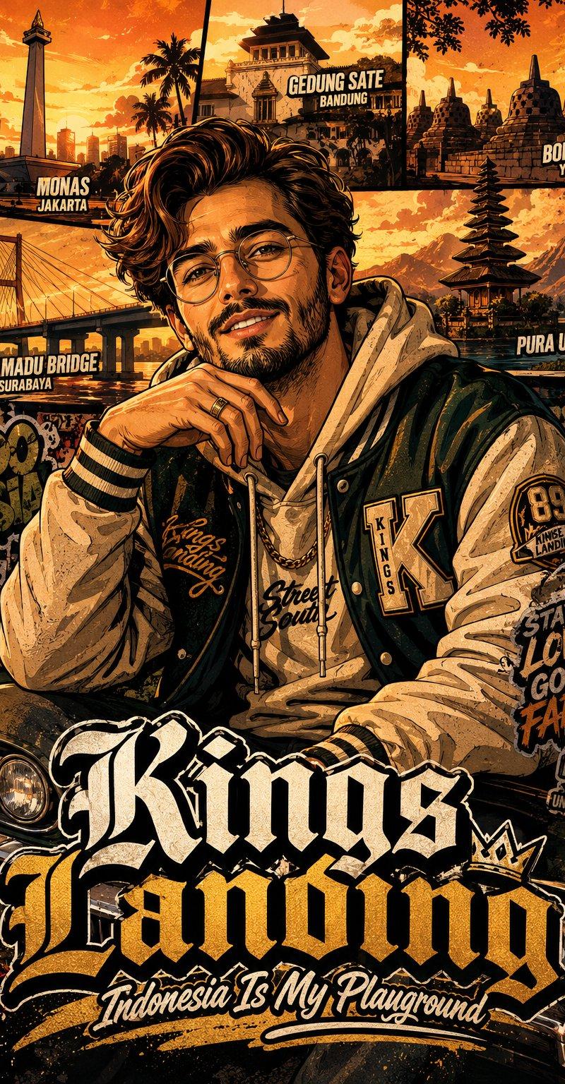 GTA San Andreas 印尼风格插画