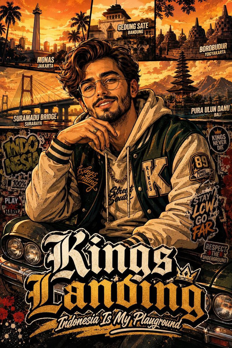 GTA San Andreas 印尼风格插画