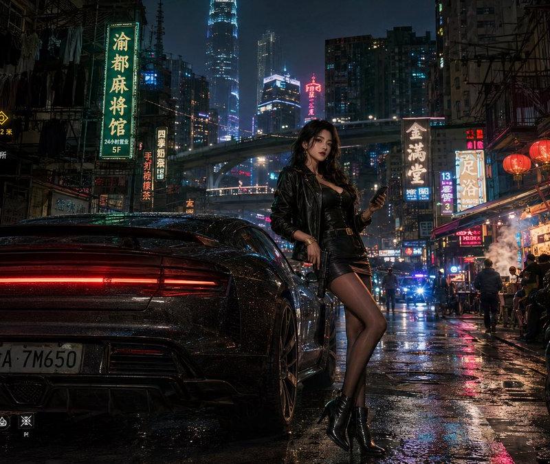 霓虹犯罪游戏街道截图