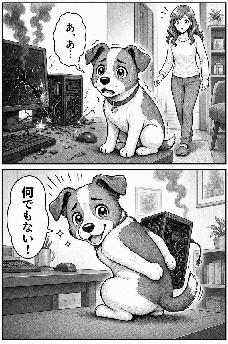 “闯祸小狗”漫画