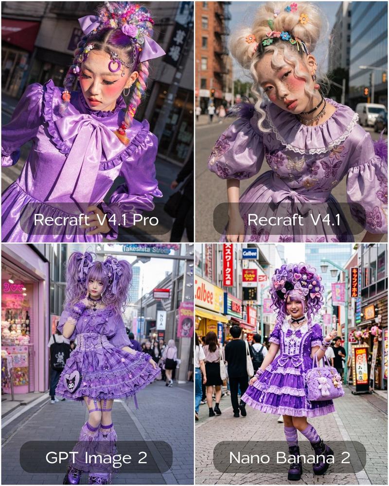 原宿风少女时尚肖像