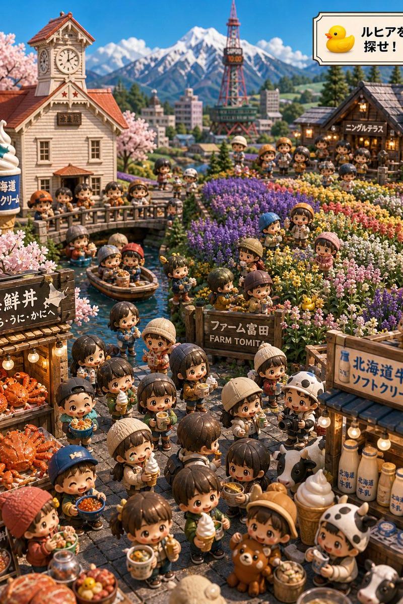 北海道隐藏小鸭旅行解谜