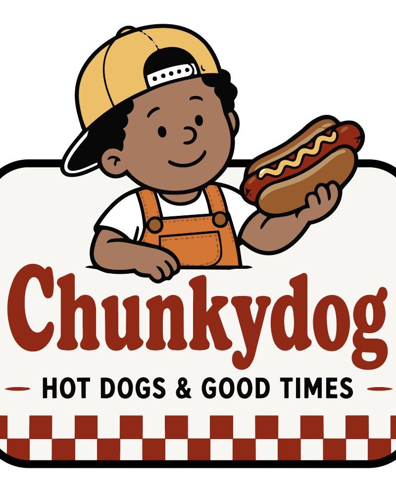Chunkydog 热狗吉祥物 Logo