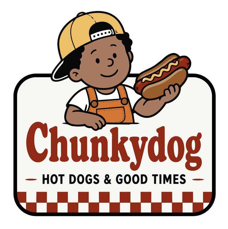 Chunkydog 热狗吉祥物 Logo