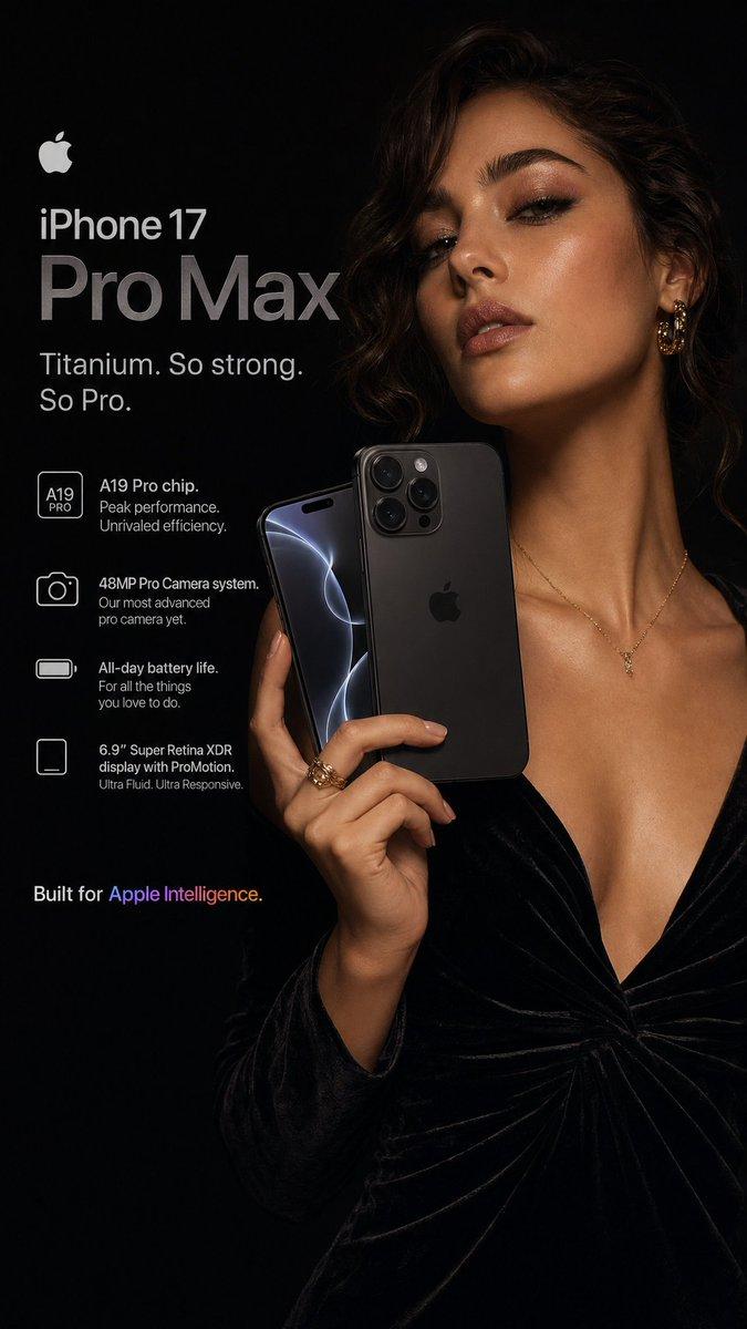 超写实 iPhone 17 Pro Max 广告