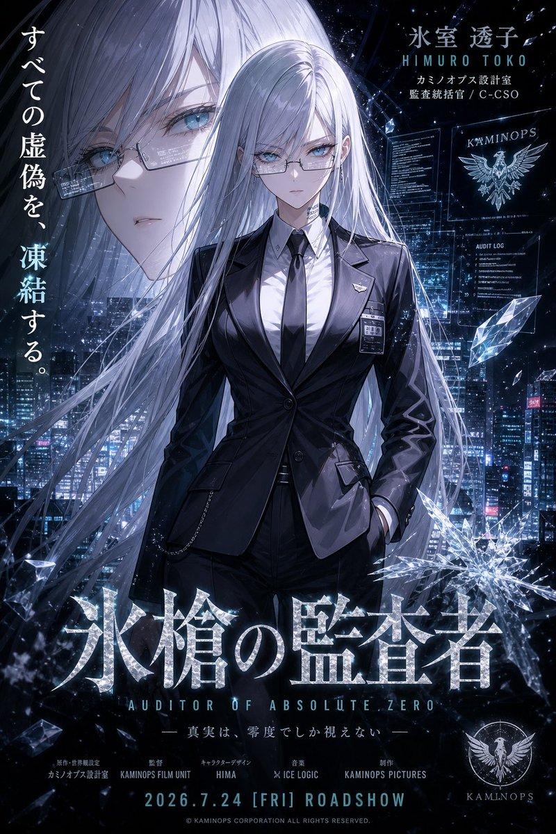 Ice Auditor Cyberpunk Movie Poster