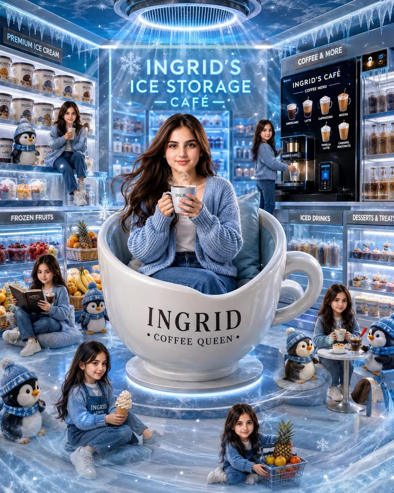 Ingrid 冰雪储藏室咖啡馆奇幻场景
