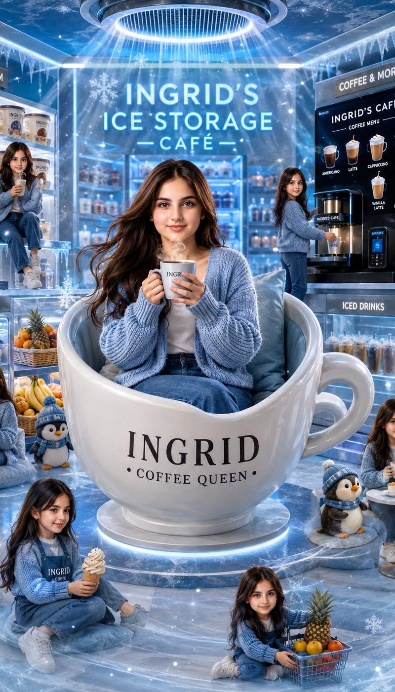 Ingrid 冰雪储藏室咖啡馆奇幻场景