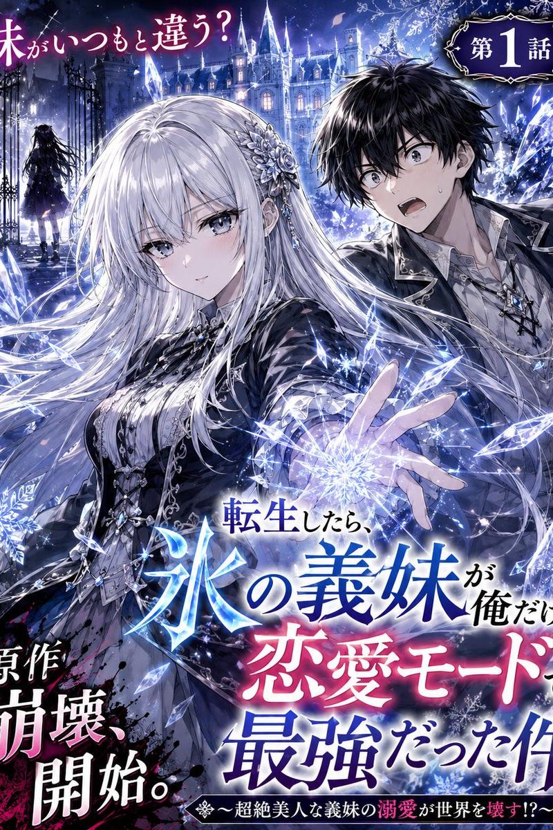 冰雪奇幻漫画封面