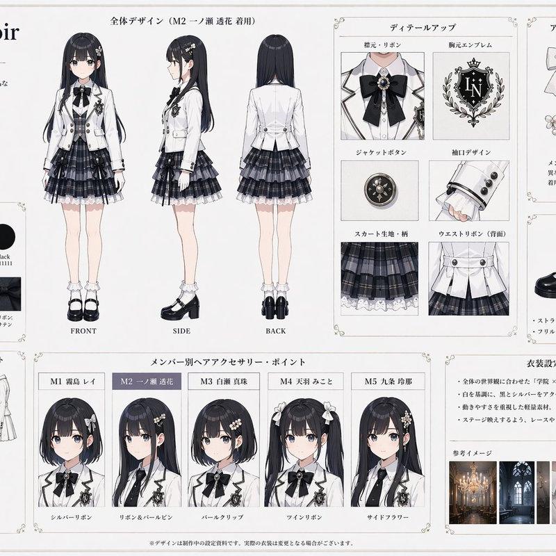 偶像服装设计图