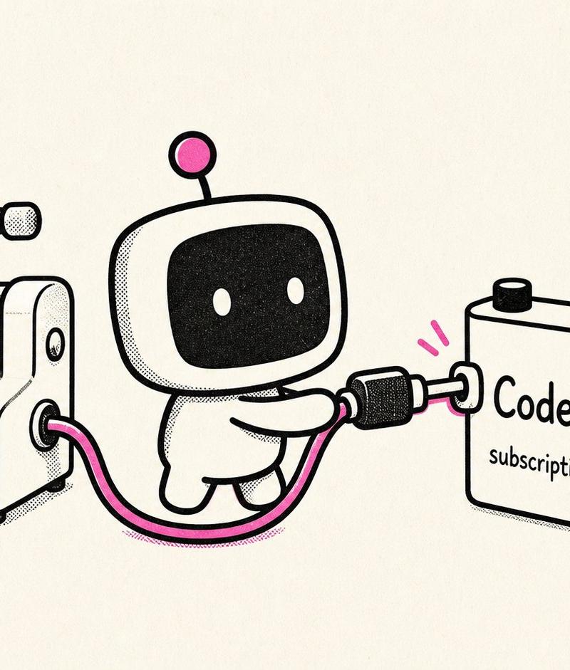 使用 Codex 为 Illo 供电的复古机器人