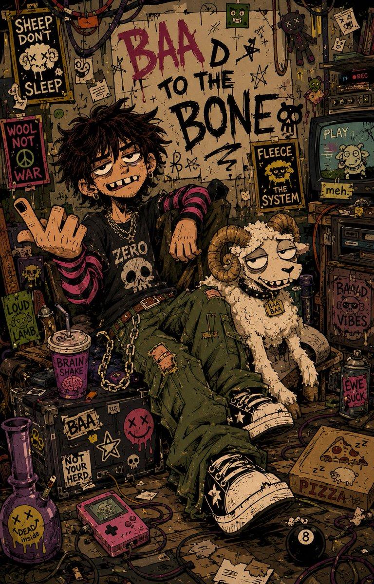 独立卡通插画模板