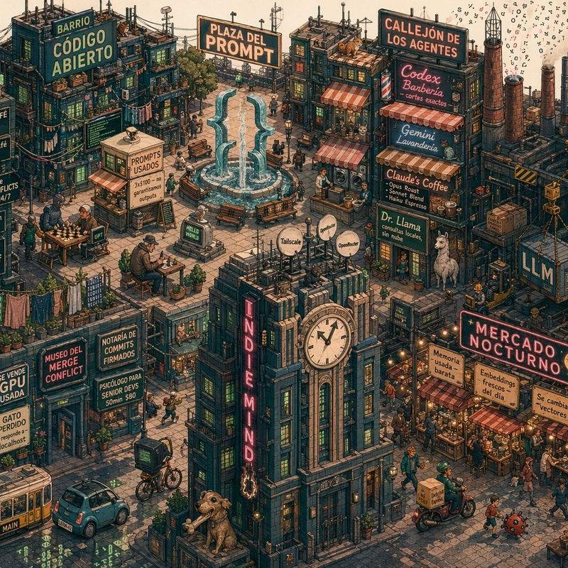Indie Mind City 等轴测科技街区