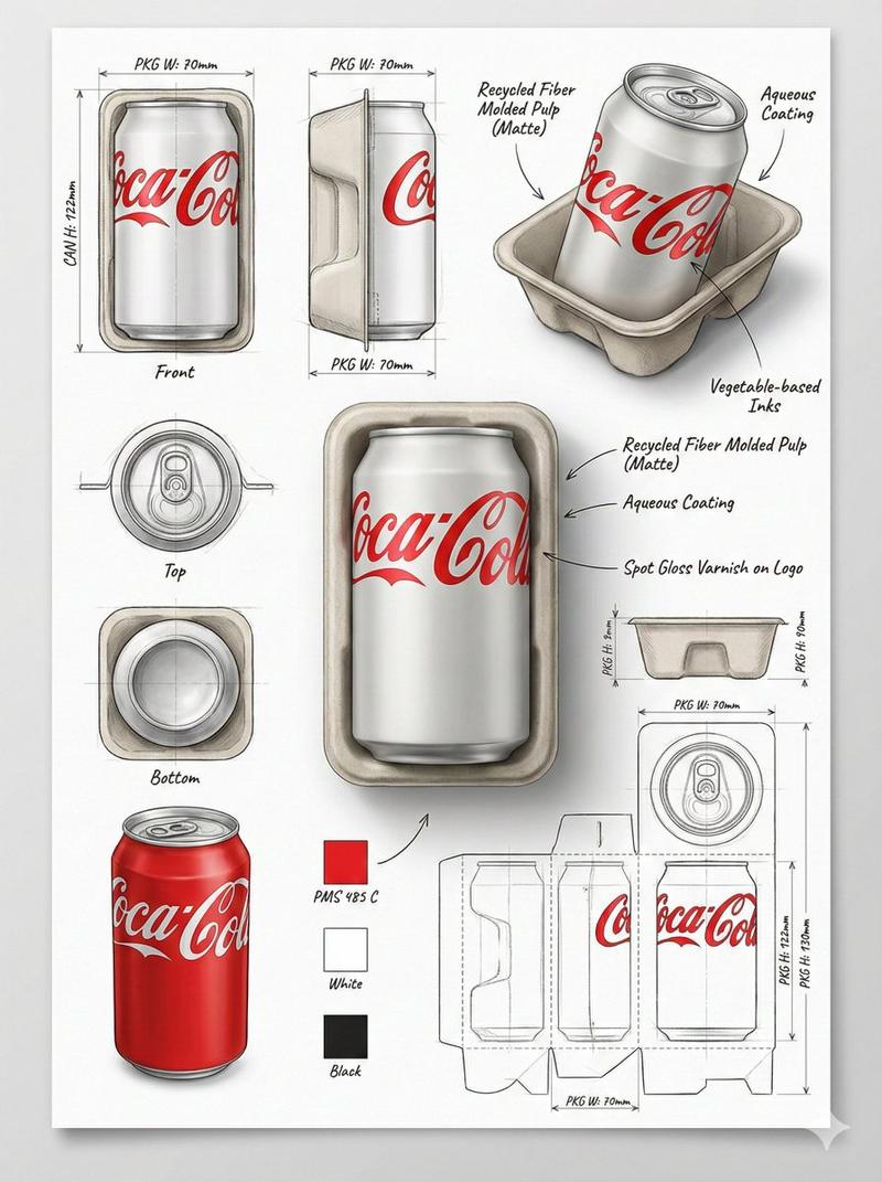 Industrial Packaging Design Sheet