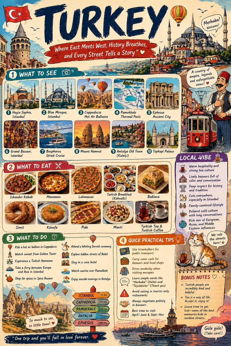 信息图表旅行指南海报