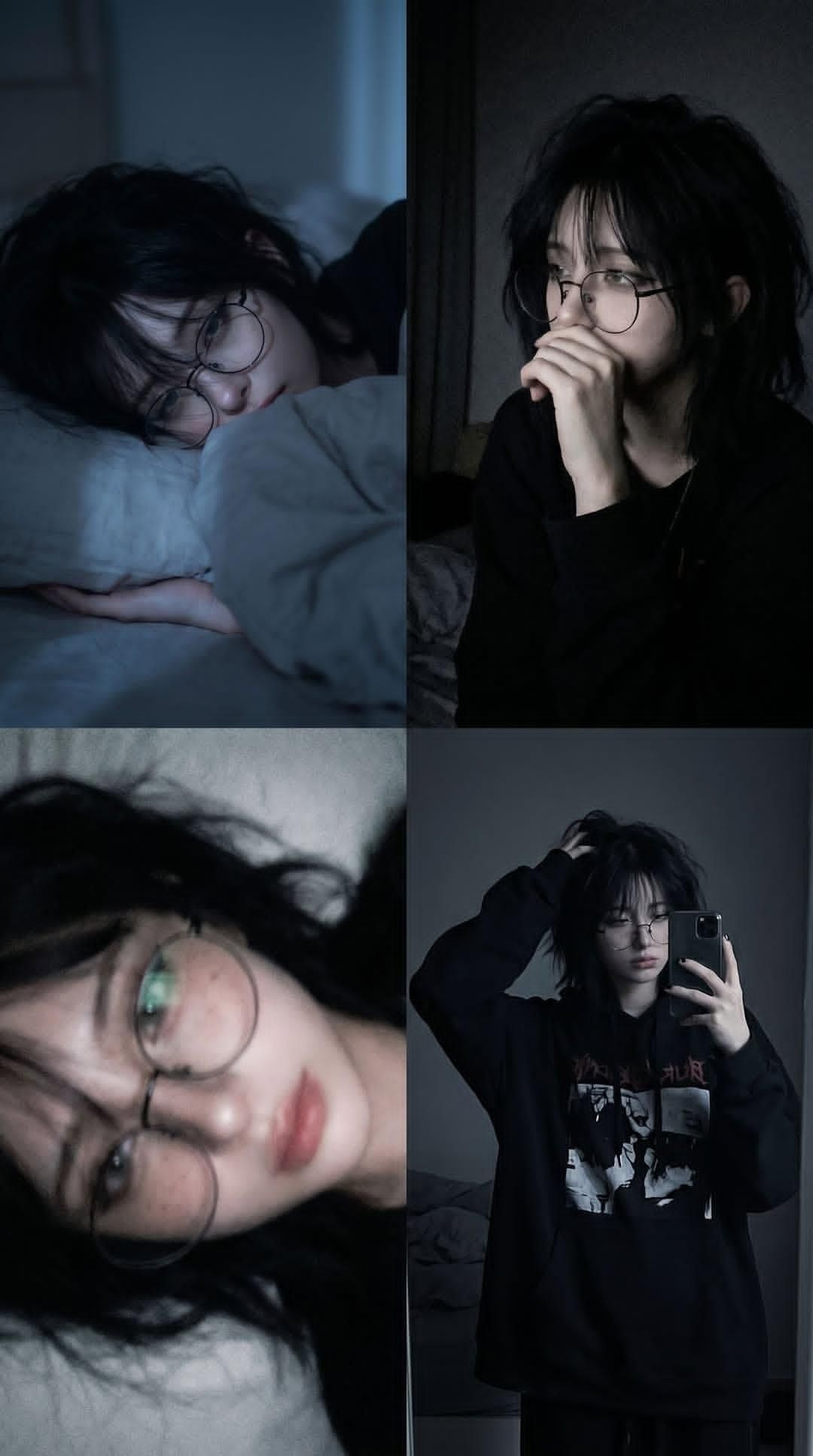 Melancholic 2x2 Photo Collage