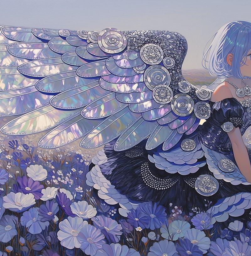 Mother-of-Pearl Iridescent Wings
