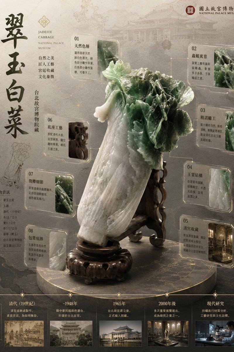 翠玉白菜博物馆档案海报