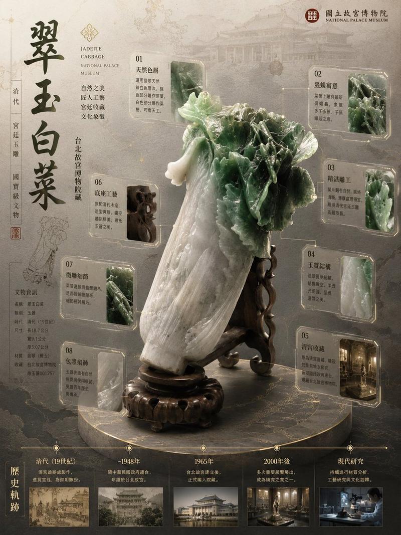 翠玉白菜博物馆档案海报