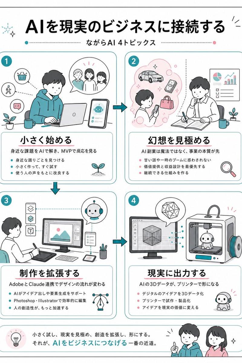日本 AI 商业信息图